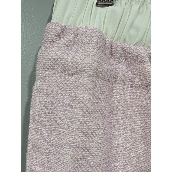 NWT Fabletics Women’s French Terry Arnae Capri Jogger Leggings Pink Size Medium - Picture 16 of 16